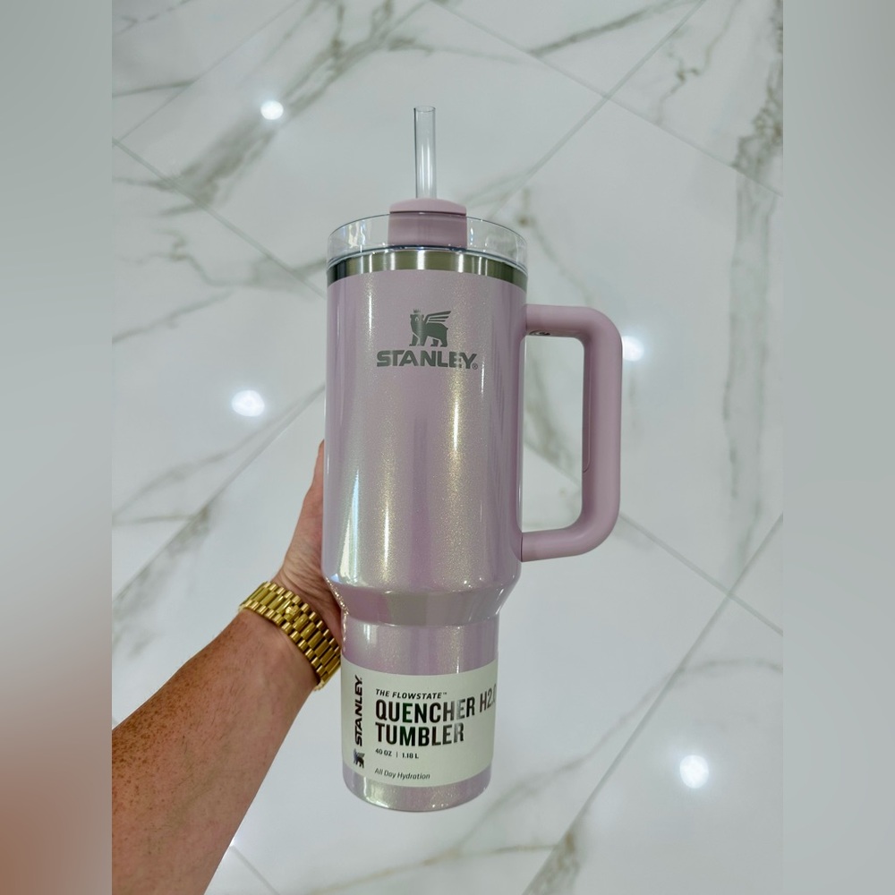 NEW Limited edition Aster sparkle purple 40oz Stanley cup! ONLY ONE LEFT